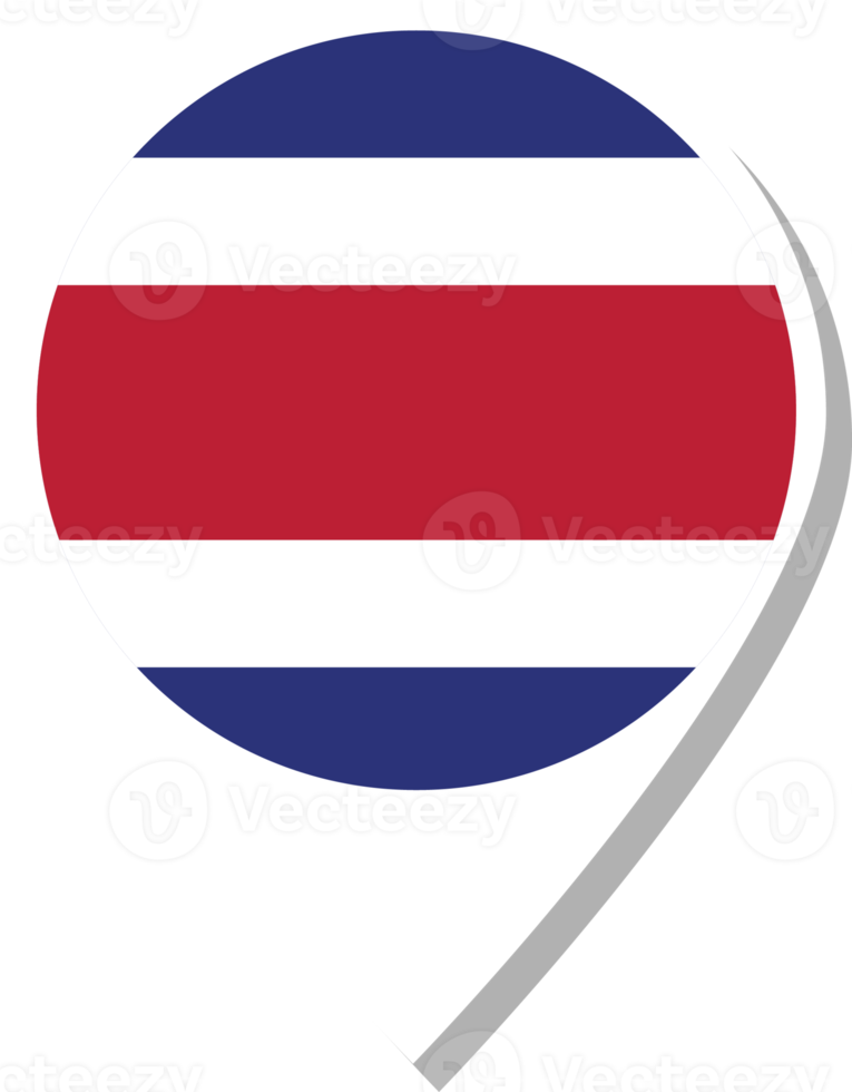 check-in-symbol mit costa rica-flagge. png