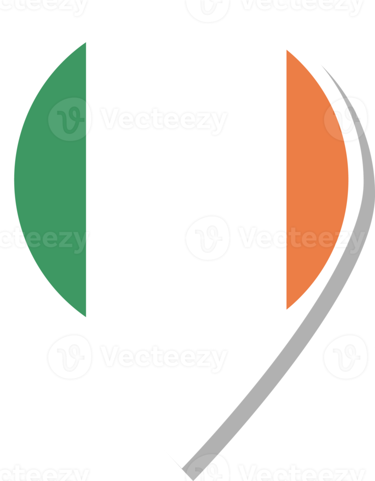 Irland-Flaggen-Check-in-Symbol. png