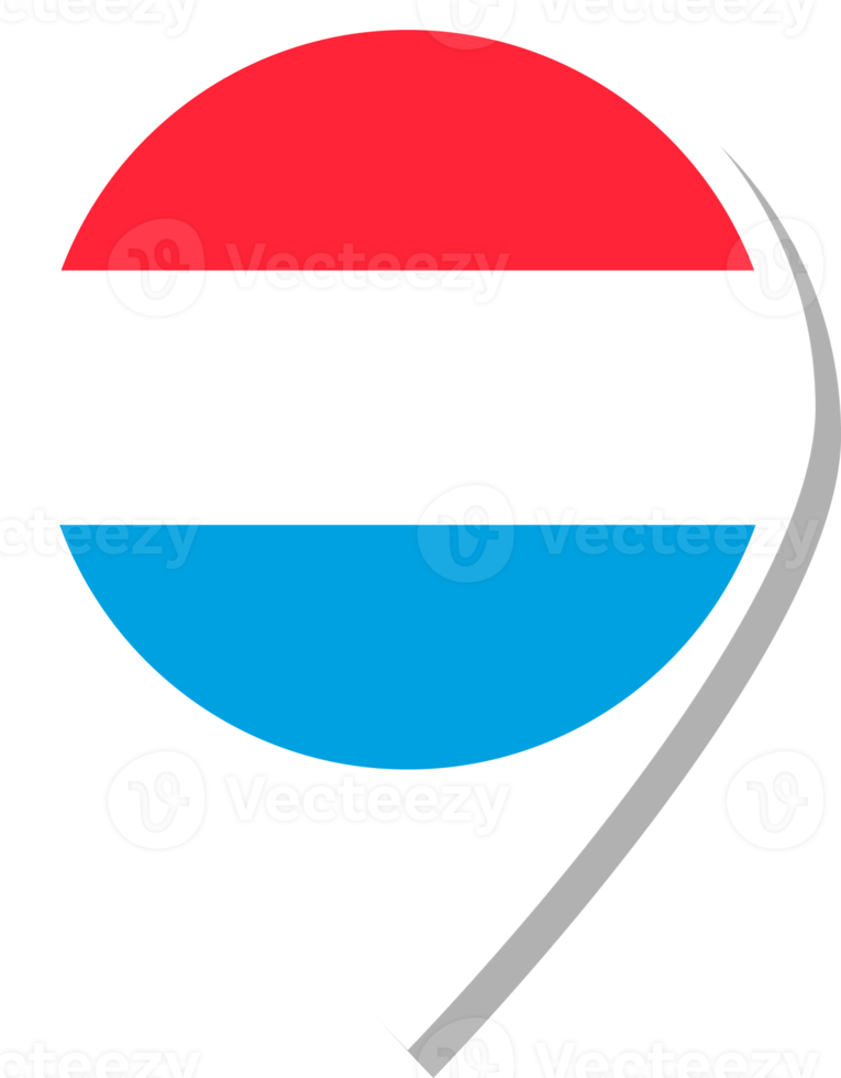 ícone de check-in de bandeira de Luxemburgo. png