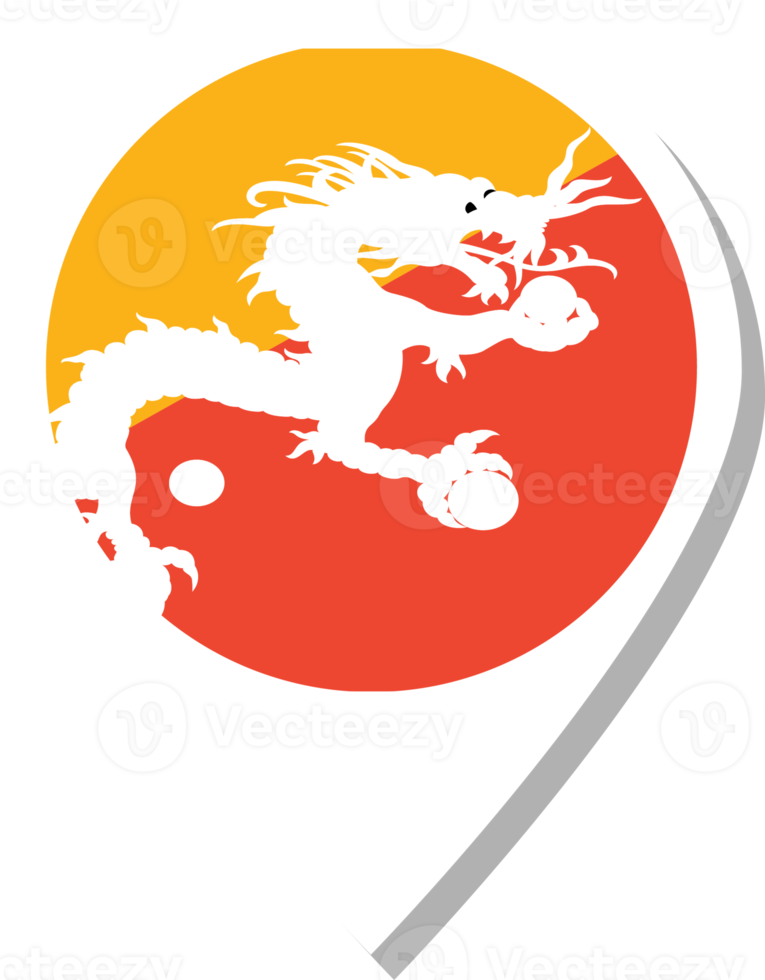 Bhutan flag check-in icon. png