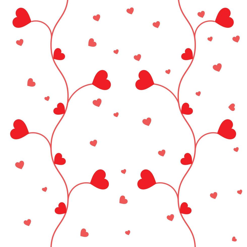 Valentine's day seamless pattern vector