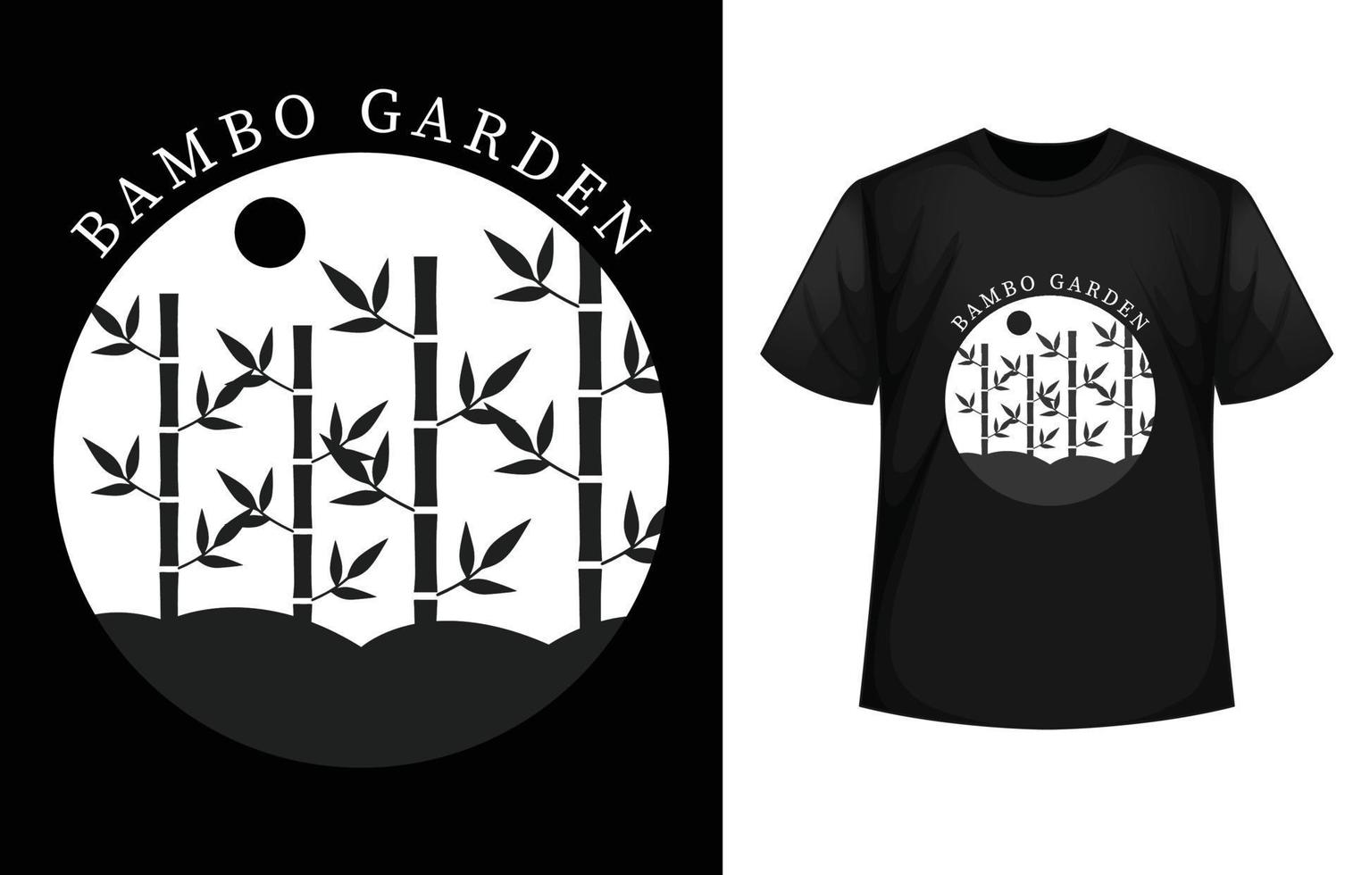 T-shirt Design for black T-shirt vector