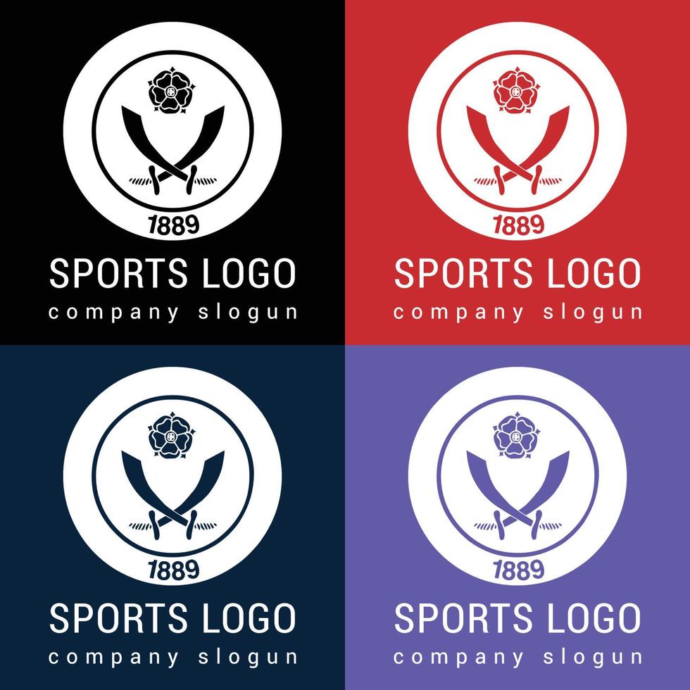 diseñaré un impresionante logotipo deportivo de baloncesto de fútbol sala de fútbol vector