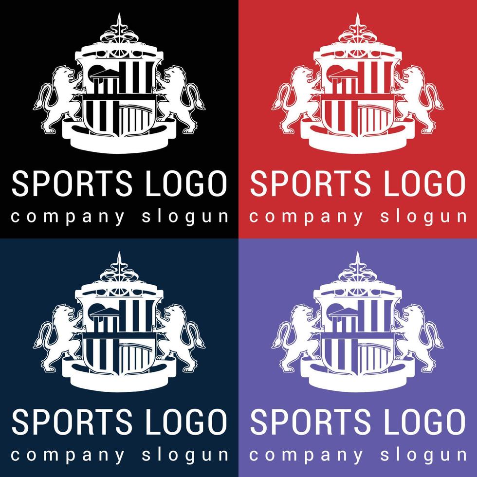 diseñaré un diseño único, fútbol, club de fútbol, equipo, logotipo de la academia vector