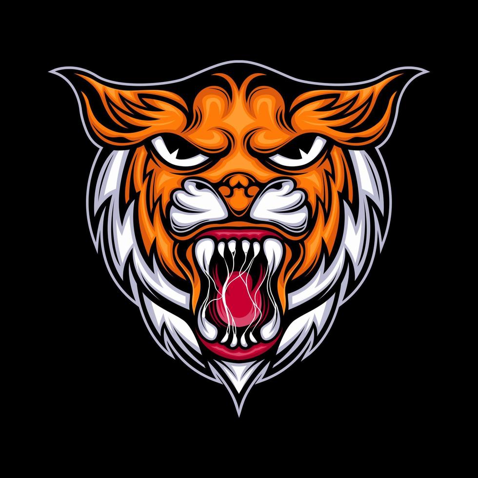 Tiger esport logo vector