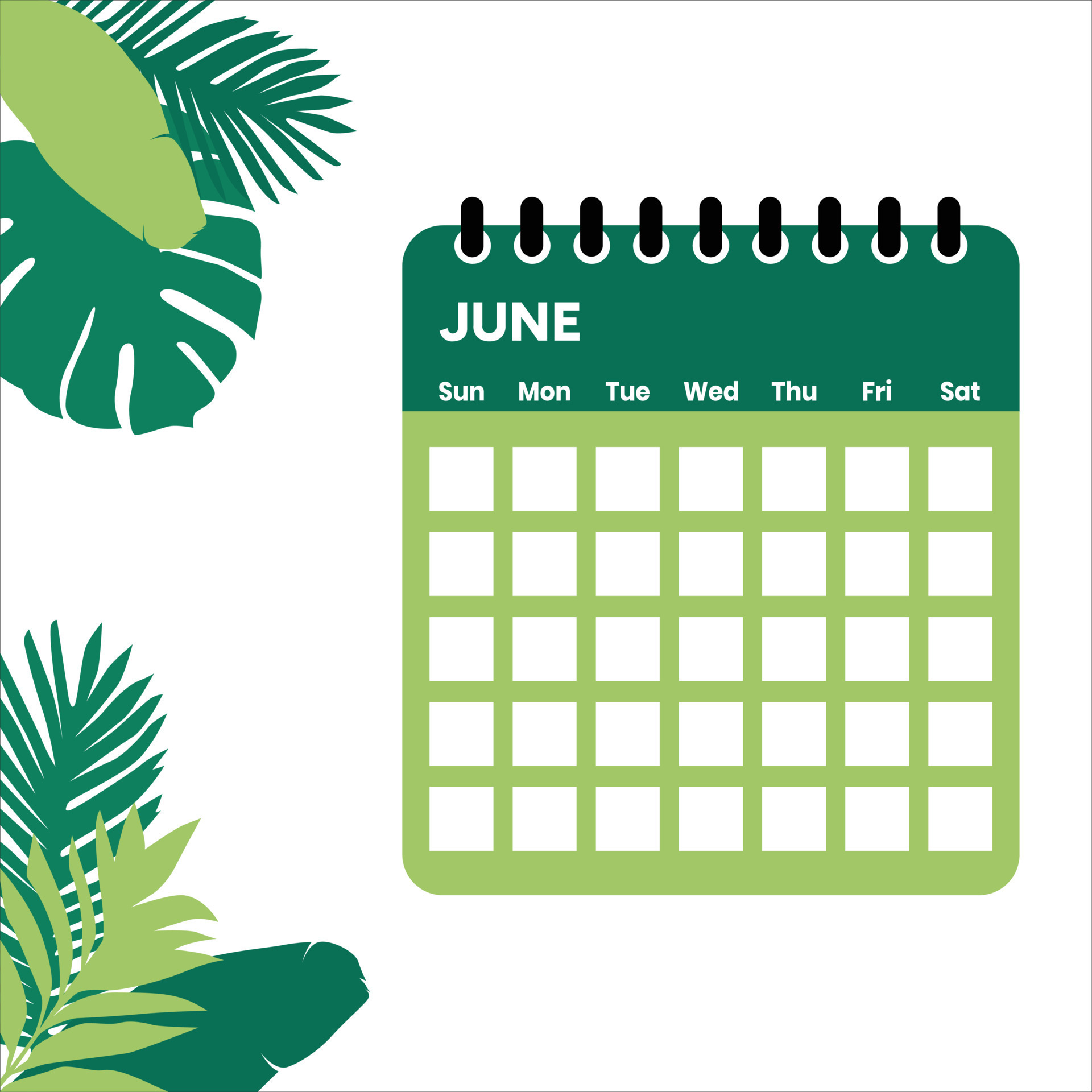 June Month Calendar 17226641 Vector Art At Vecteezy june-month-calendar-17226641-vector-art-at-vecteezy