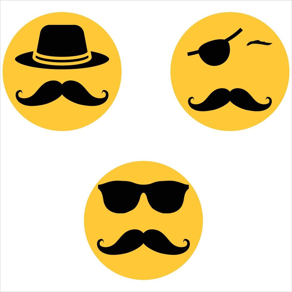 Thug life human face vector