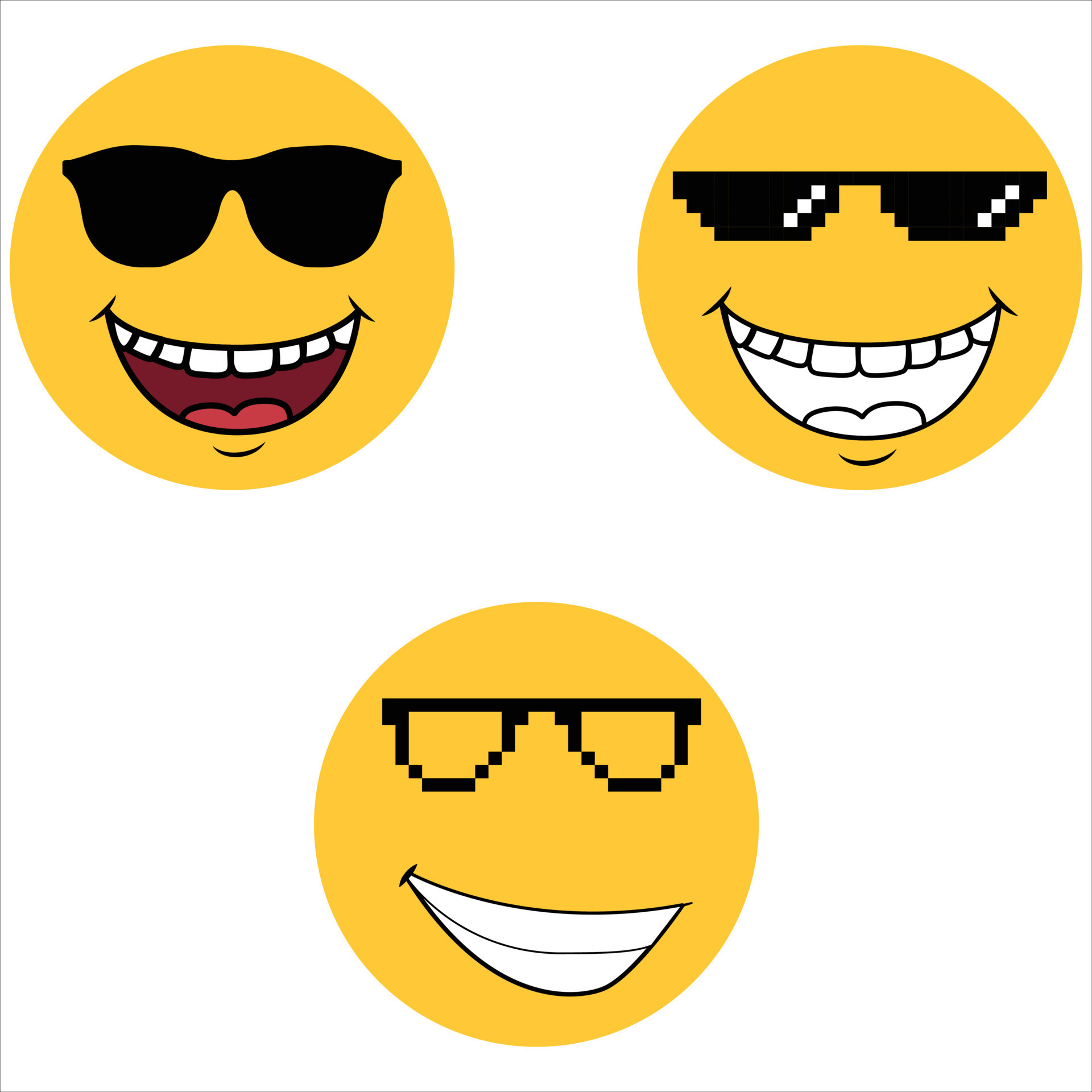 Human face expressions 17226699 Vector Art at Vecteezy