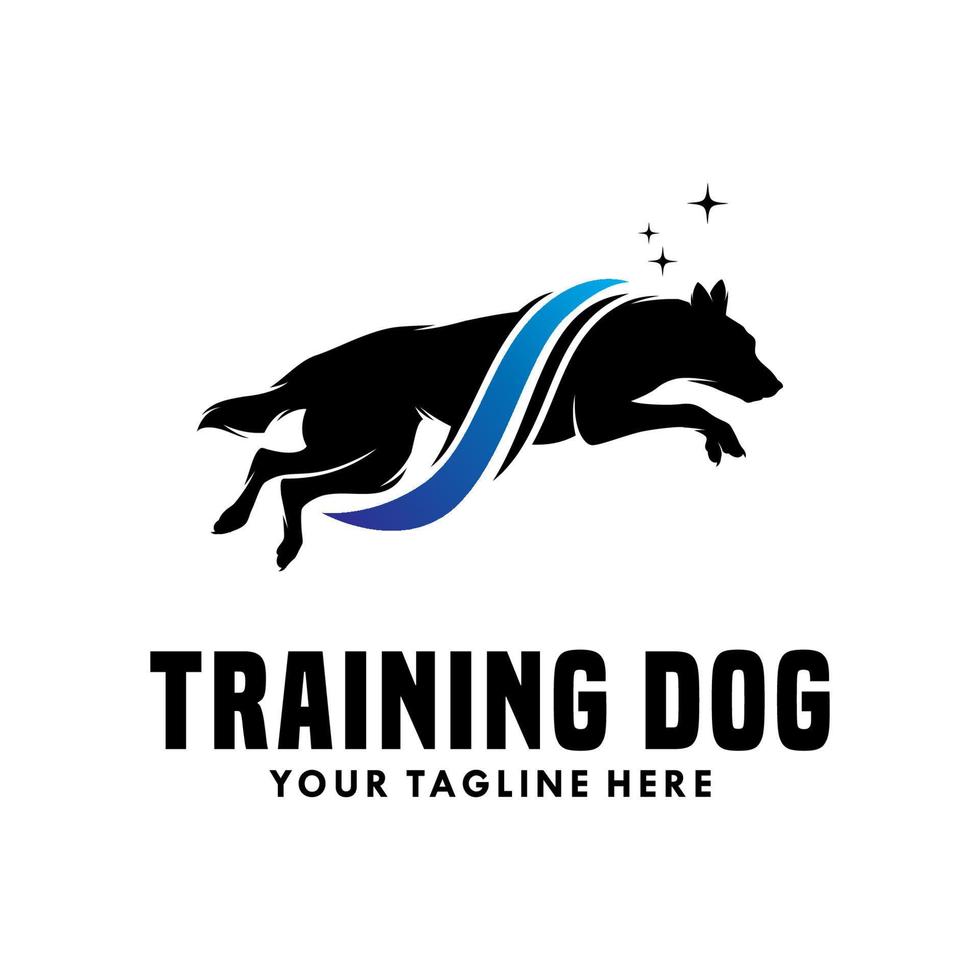 dog training logo icon vector isolated