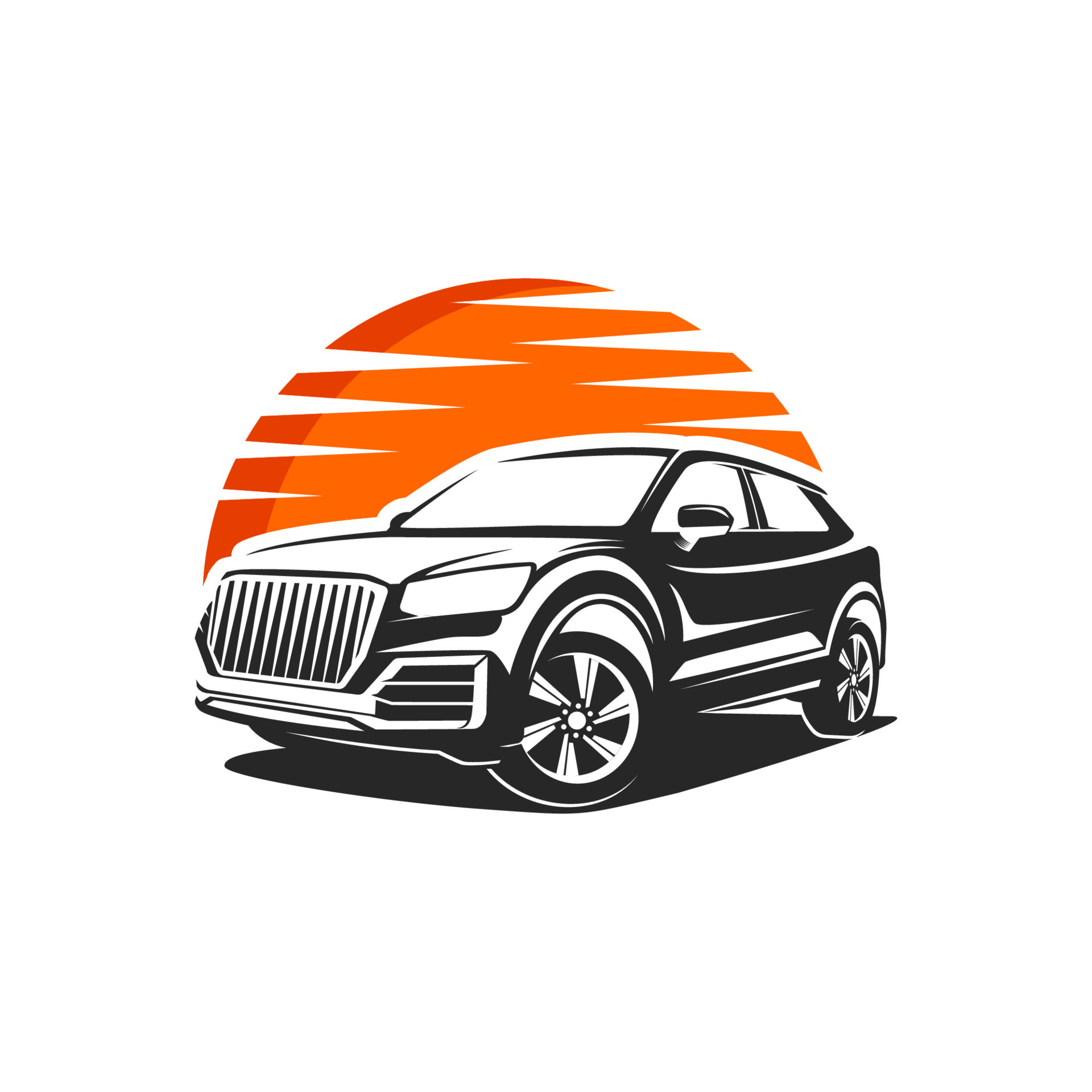 Modern SUV car logo design 17227130 Vector Art at Vecteezy