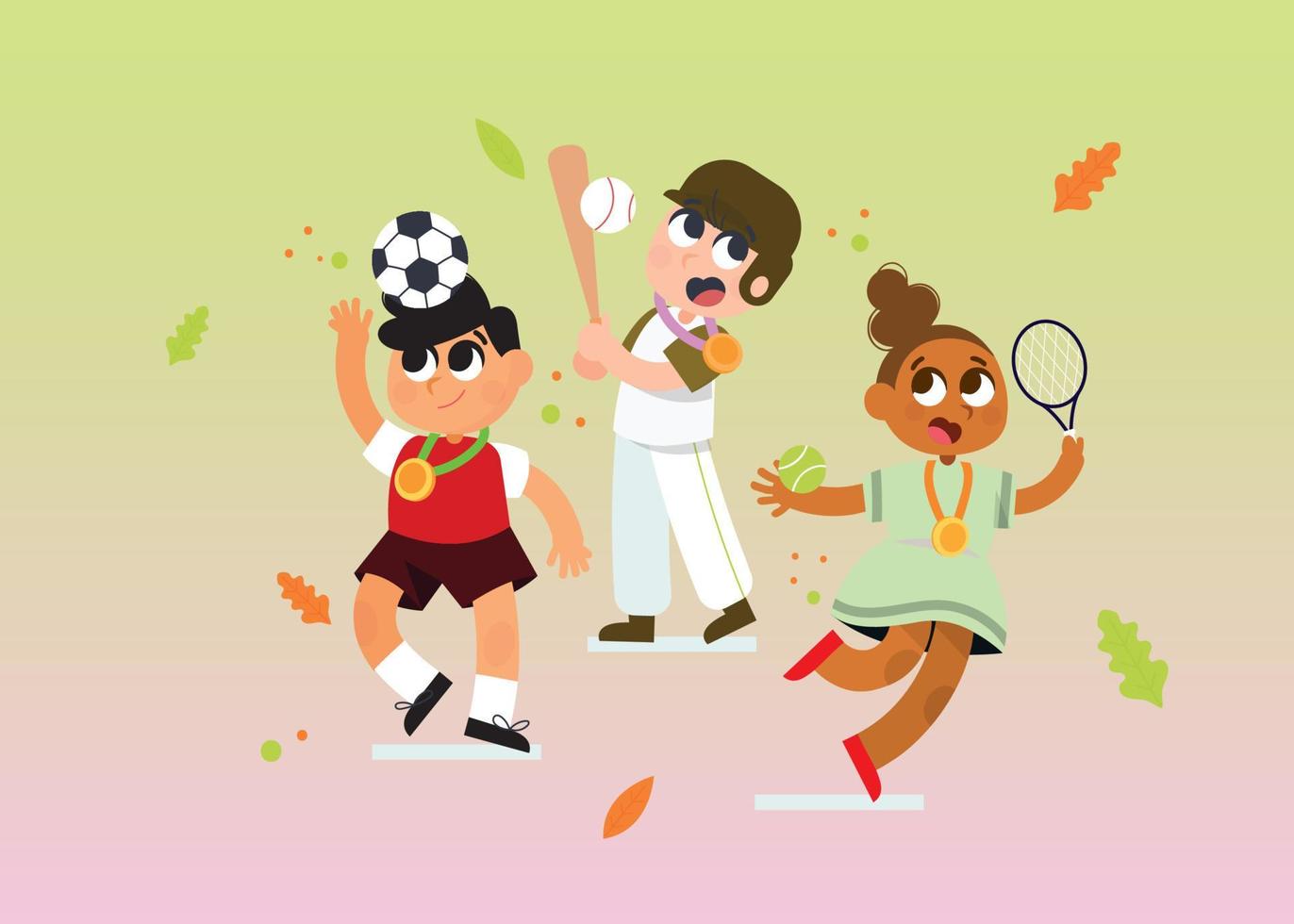 sport games champion vector