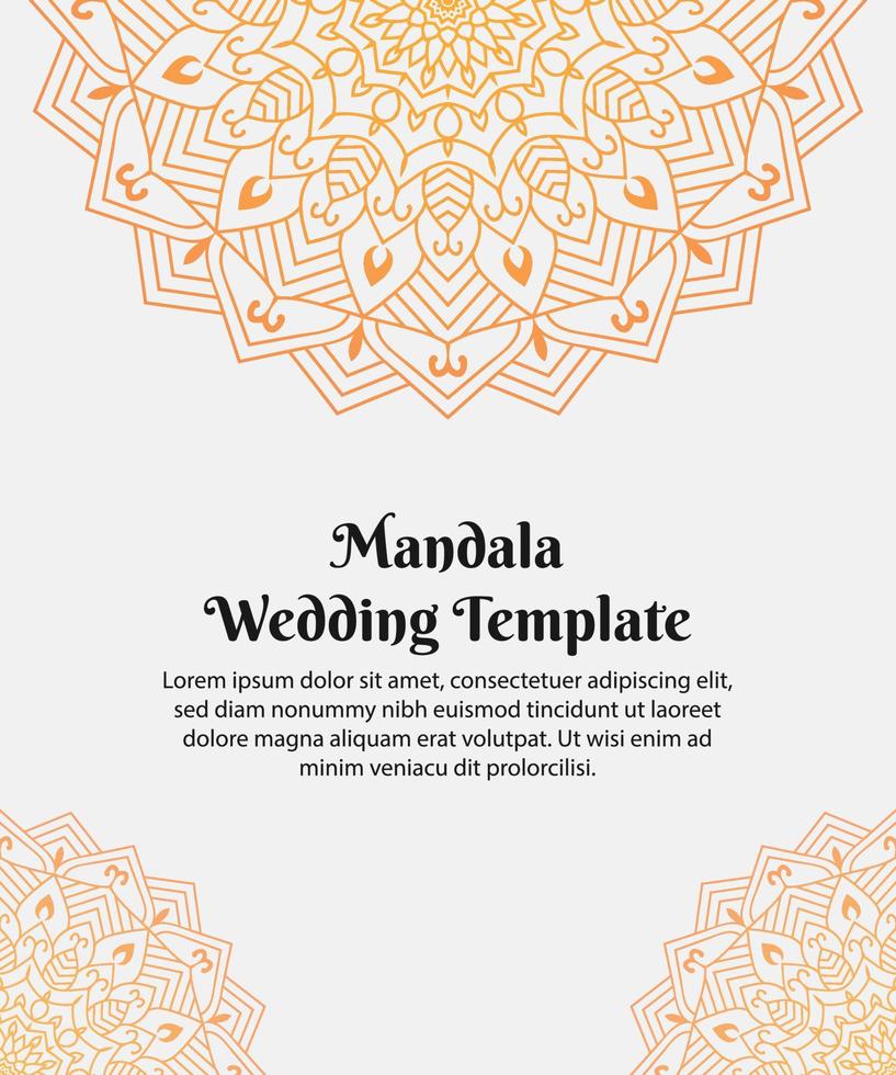 Multi-purpose golden luxury ornamental background, Luxury ornamental mandala design background vector