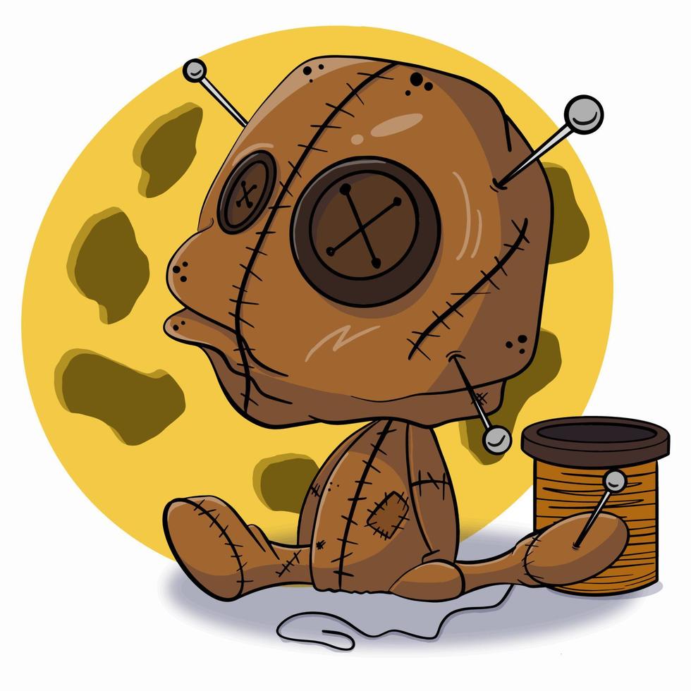 the voodoo doll vector