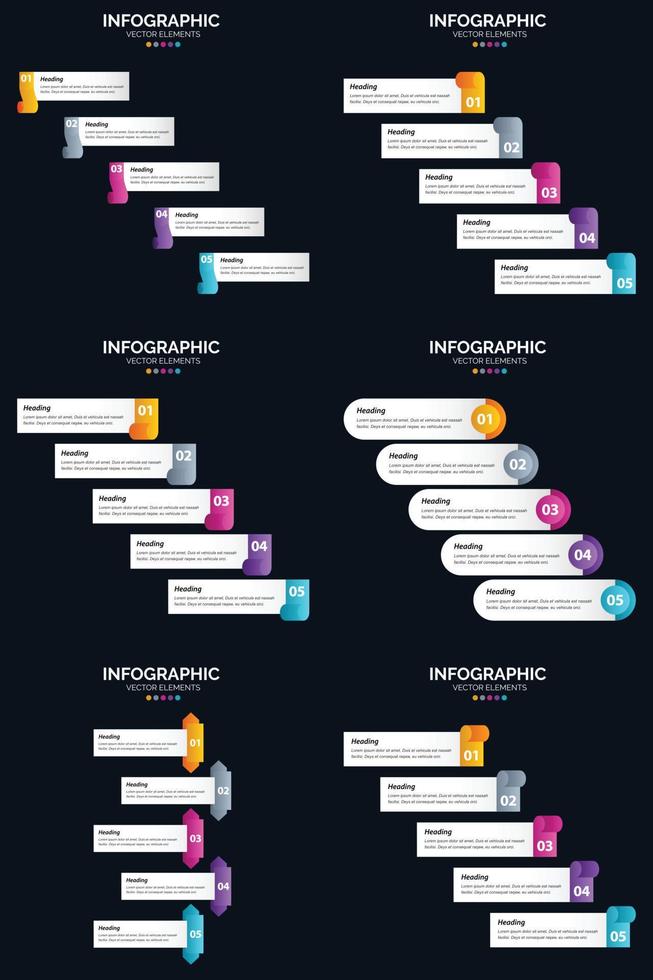 Use vector infographics to effectively present your business ideas
