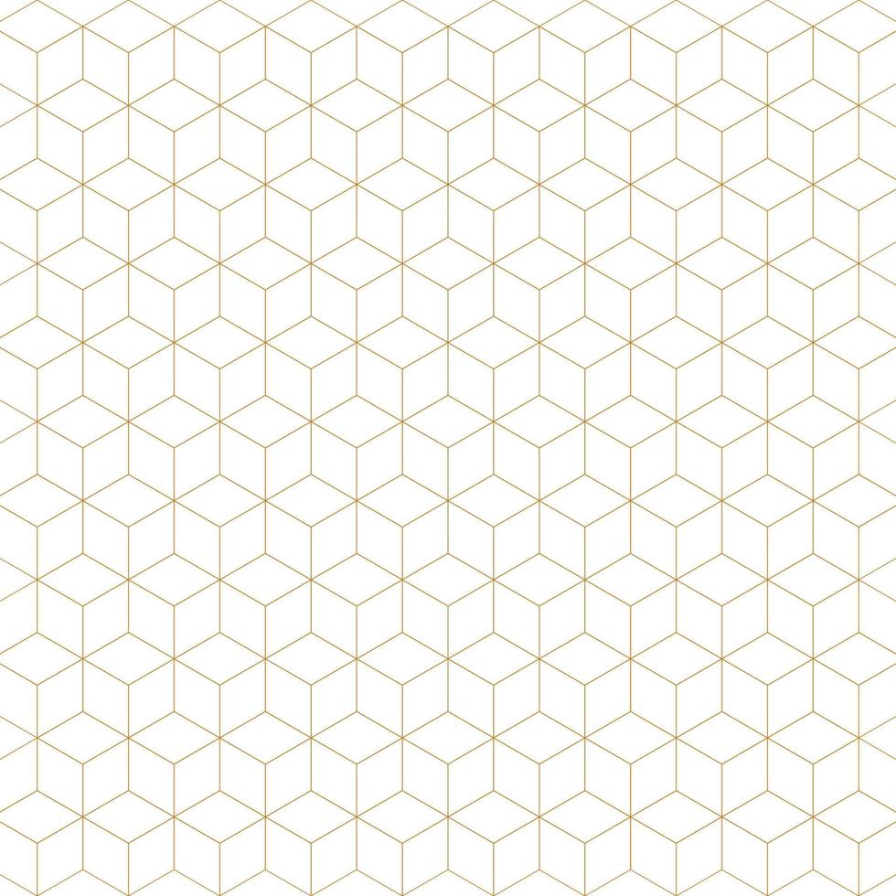 minimalist hexagon outline pattern vector background