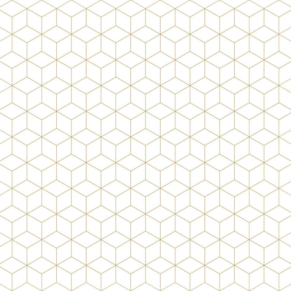 minimalist hexagon outline pattern vector background