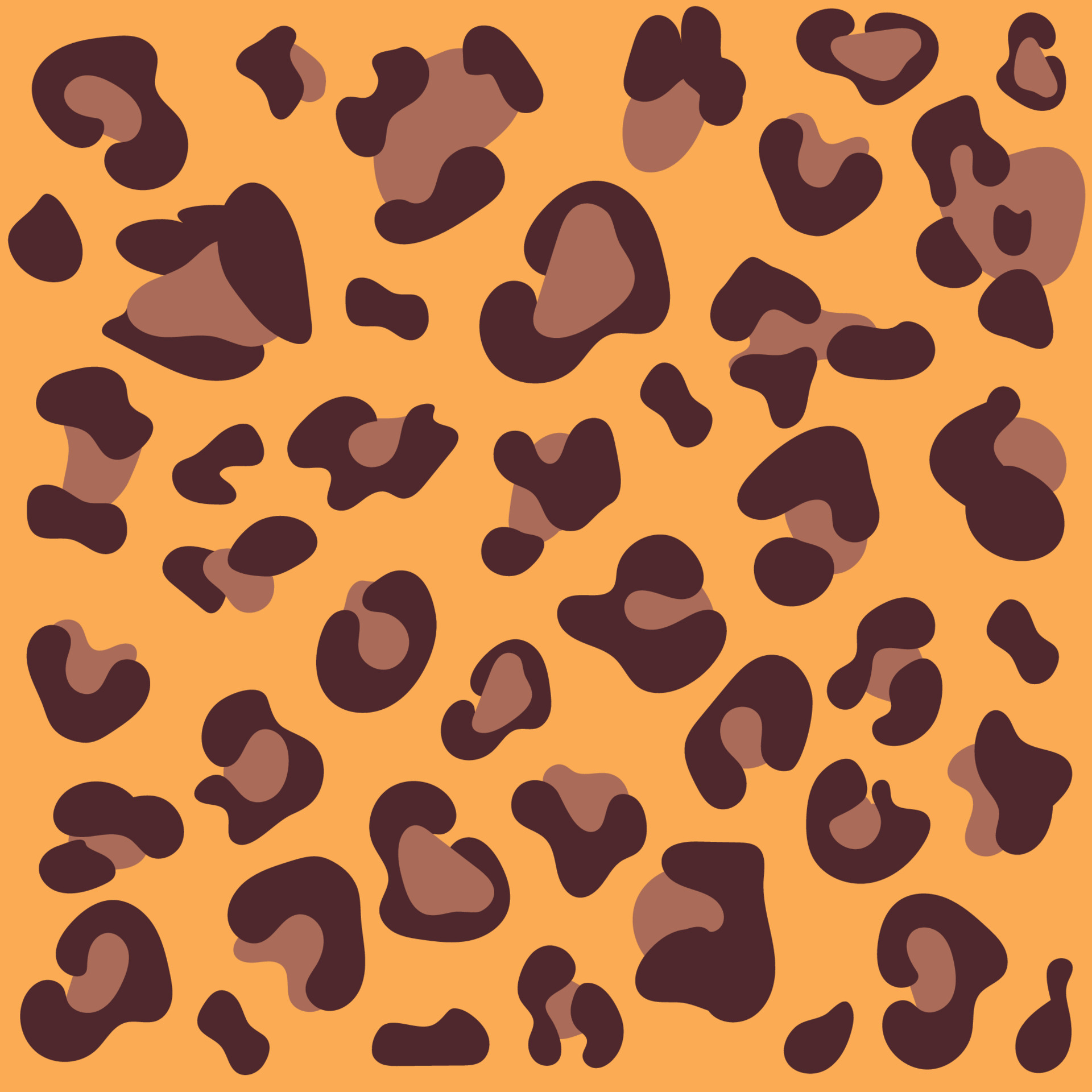 Brown Leopard Print Background