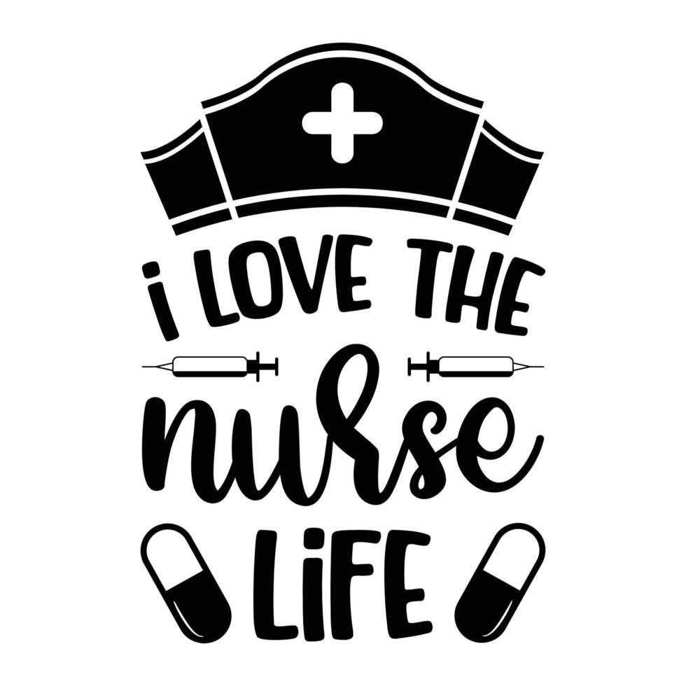 I Love The Nurse Superhero Quotes Nurse Life Stethoscope Cut Files For Cricut vector