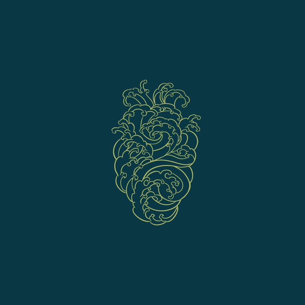 waves logo. wave vector. Waves icon vector