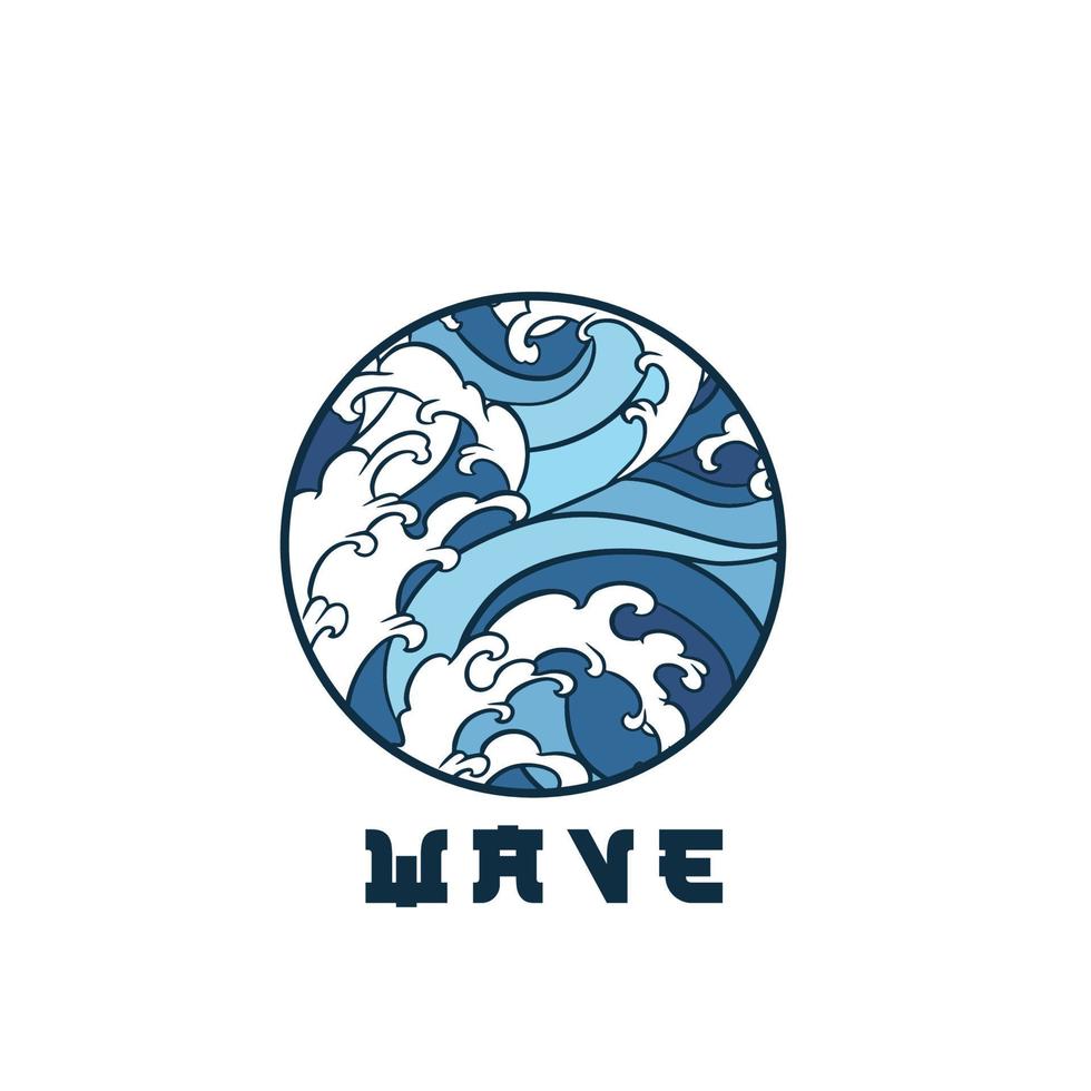 waves logo. wave vector. Waves icon vector