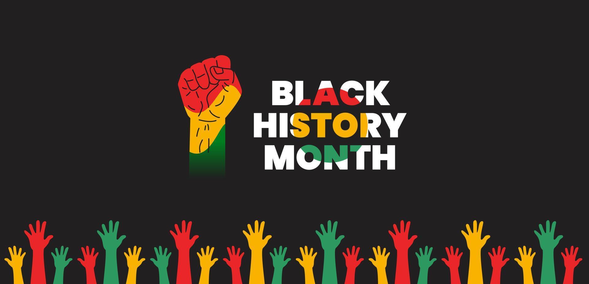 black history month background. black history month 2023 background. African American History or Black History Month. Celebrated annually in February in the USA, Canada.  Juneteenth Independence Day. vector