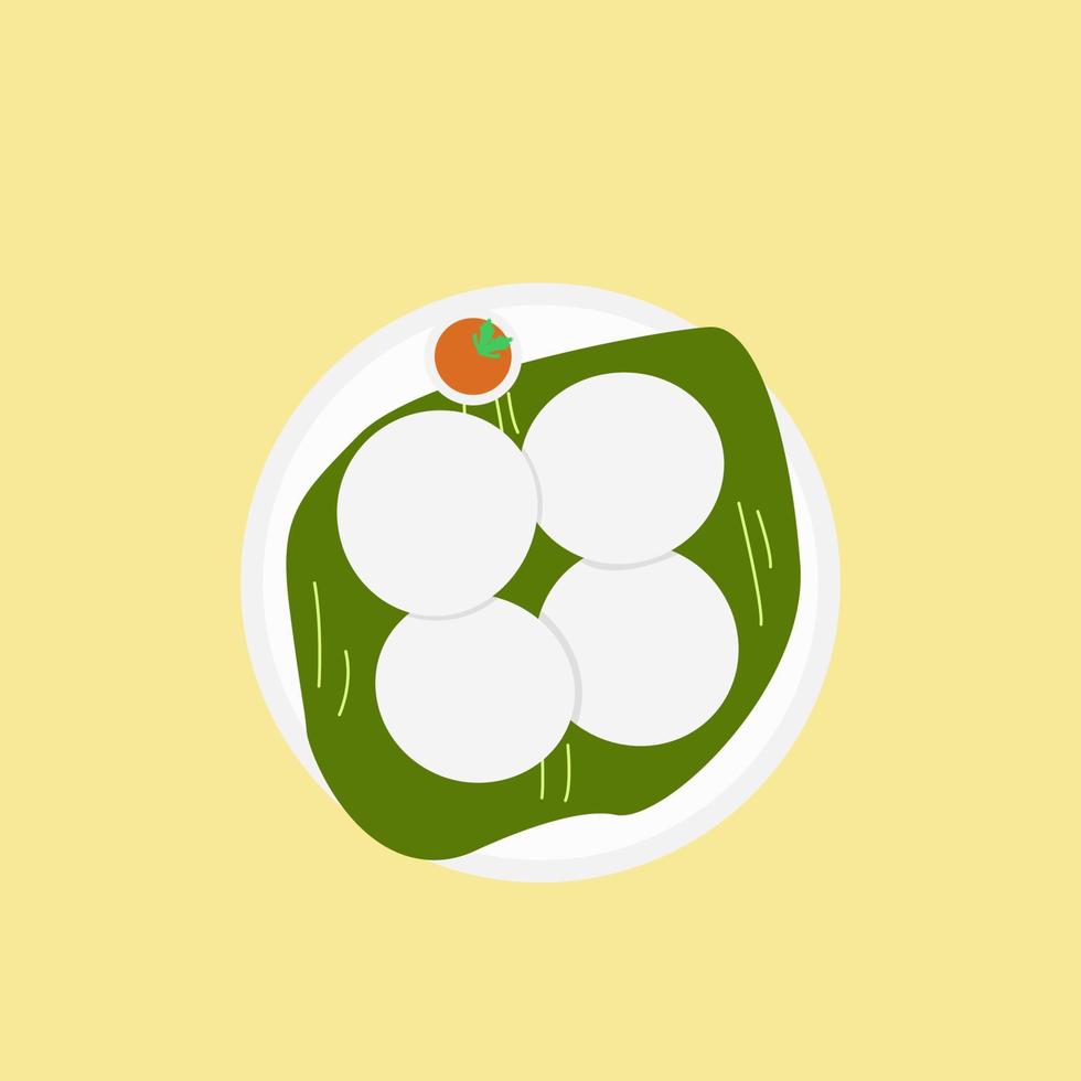 Idli Indian Food Design vector