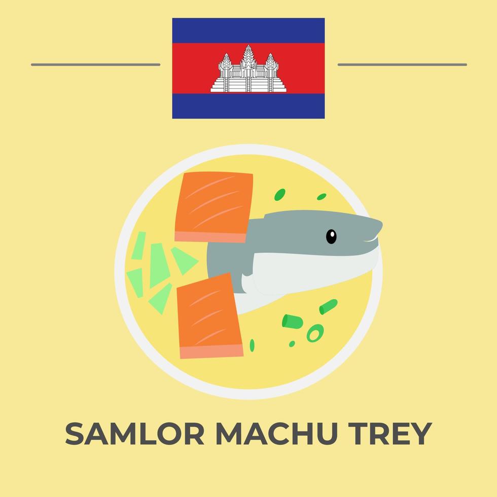 Samlor Machu Trey vector