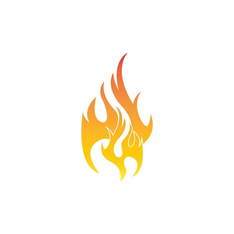 Fire flame icon and symbol vector illustration
