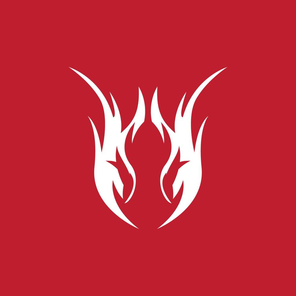 Fire flame icon and symbol vector illustration