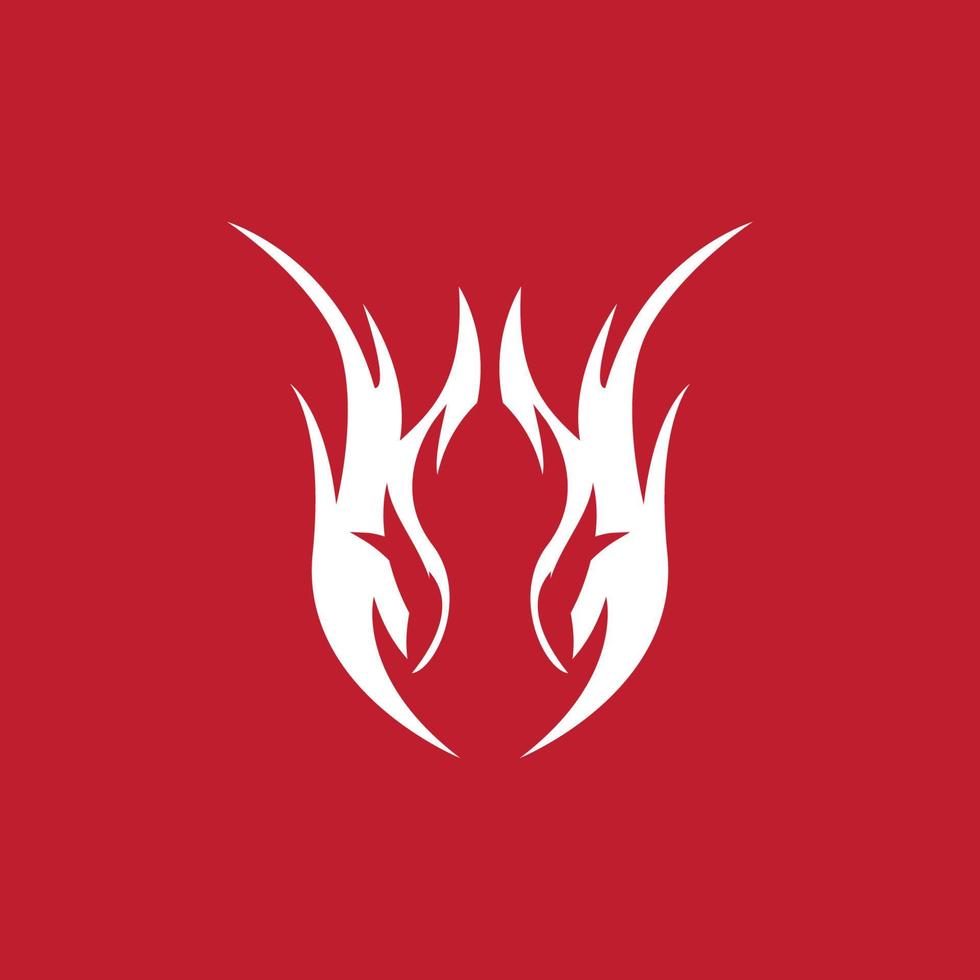 Fire flame icon and symbol vector illustration