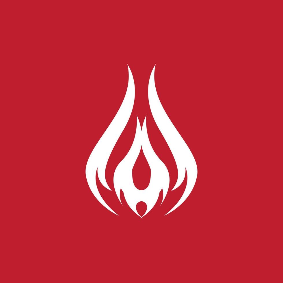 Fire flame icon and symbol vector illustration