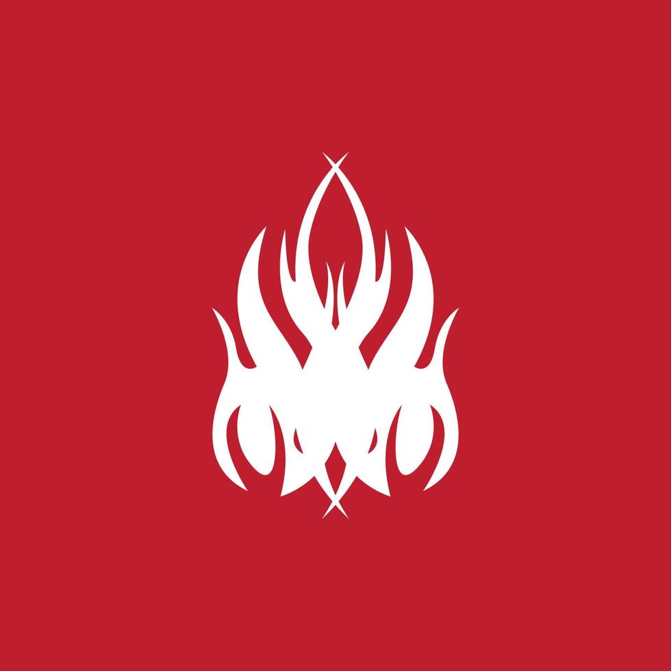 Fire flame icon and symbol vector illustration