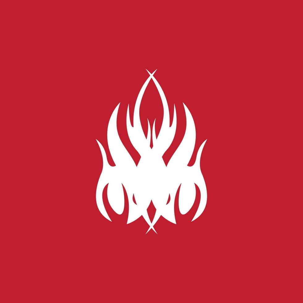 Fire flame icon and symbol vector illustration