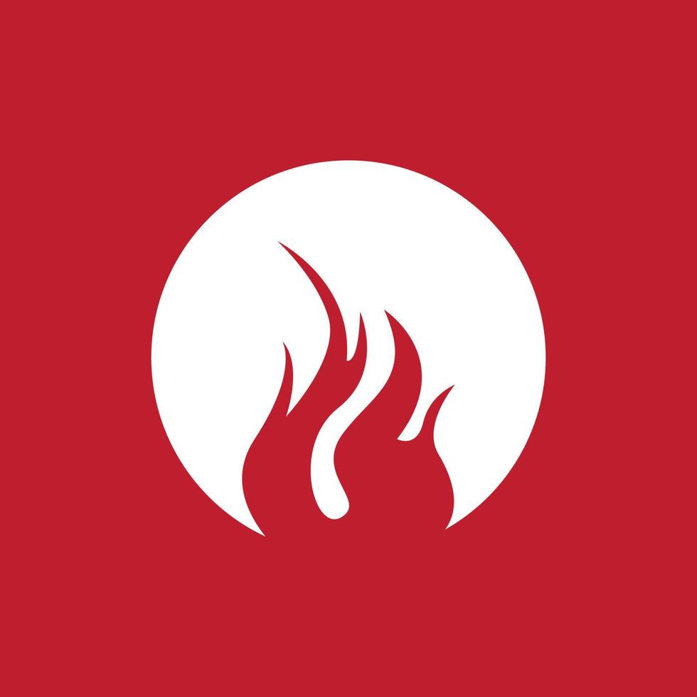 Fire flame icon and symbol vector illustration