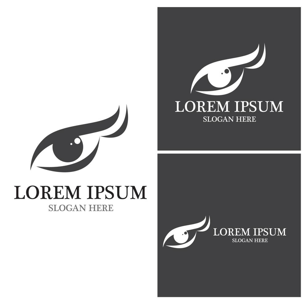 Eye Care vector logo design