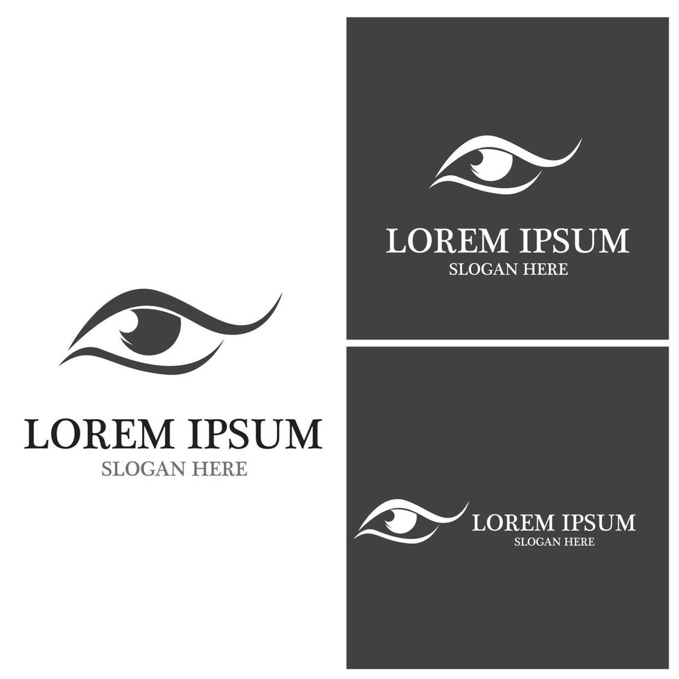 Eye Care vector logo design