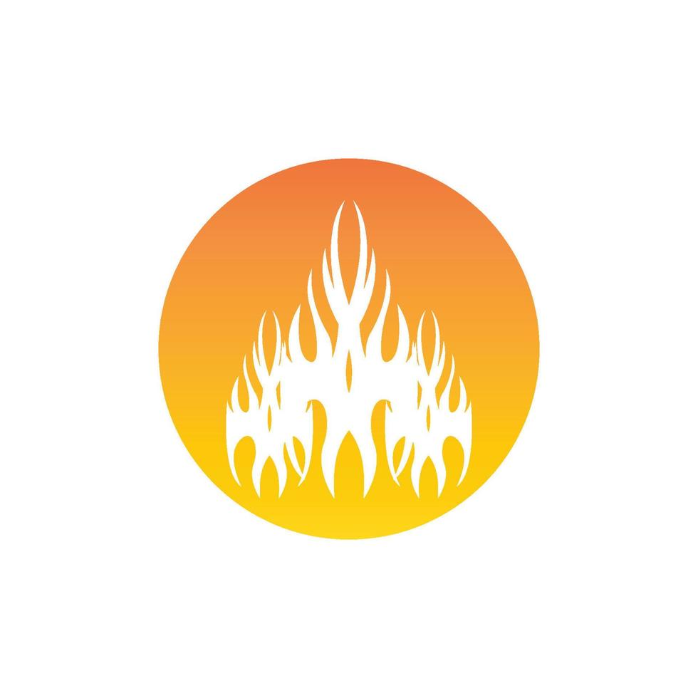 Fire flame icon and symbol vector illustration
