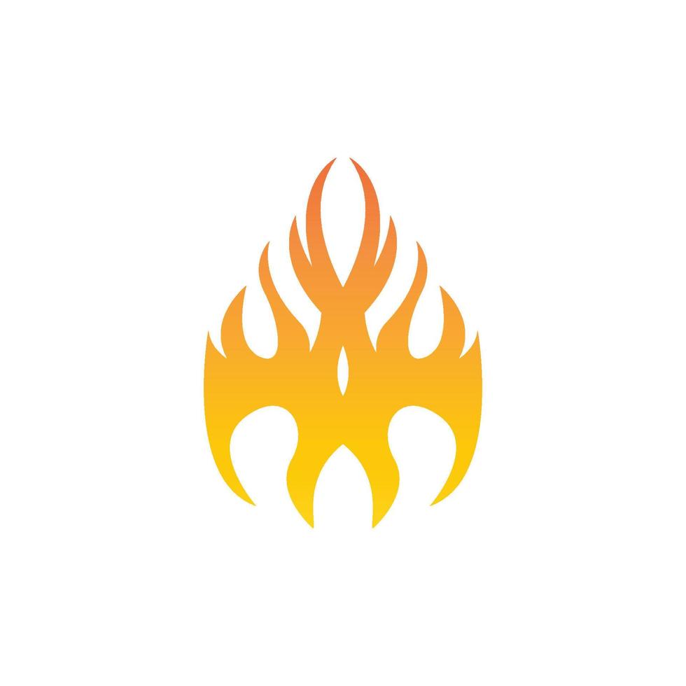Fire flame icon and symbol vector illustration