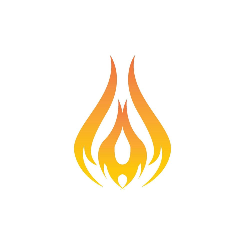 Fire flame icon and symbol vector illustration