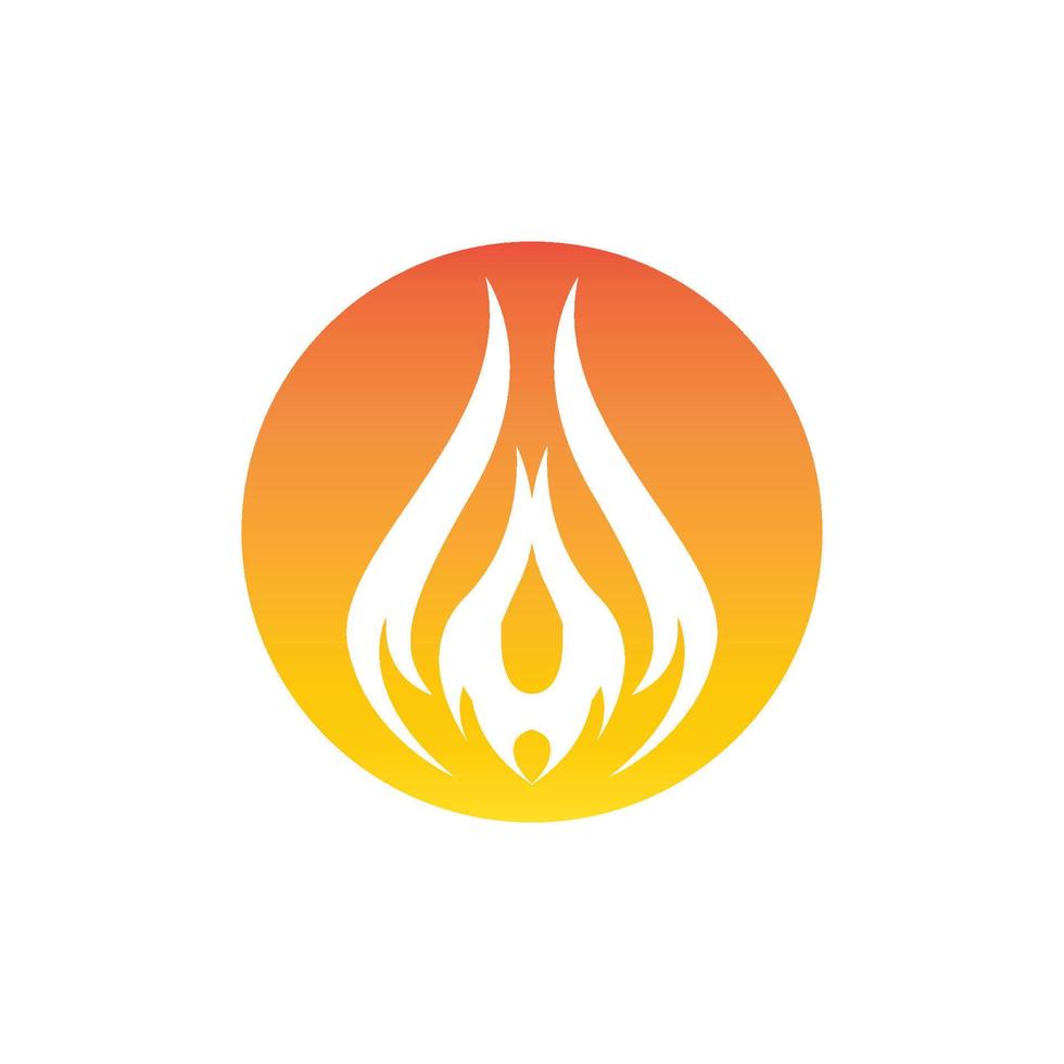 Fire flame icon and symbol vector illustration