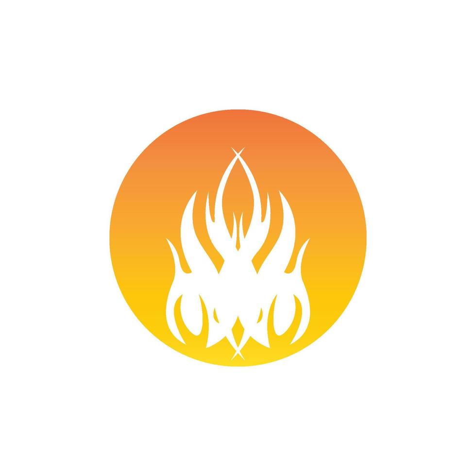 Fire flame icon and symbol vector illustration