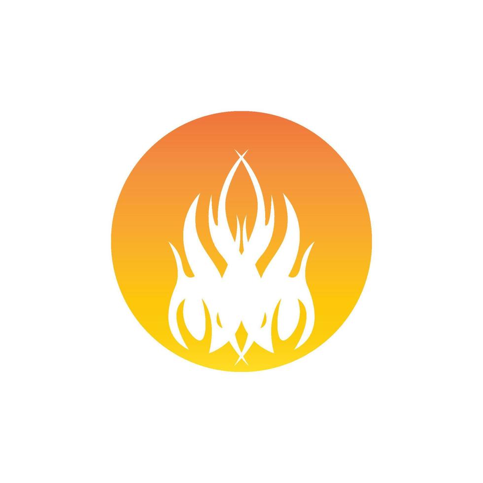 Fire flame icon and symbol vector illustration