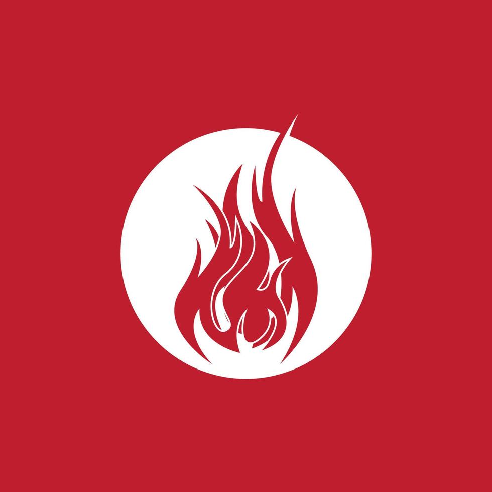 Fire flame icon and symbol vector illustration