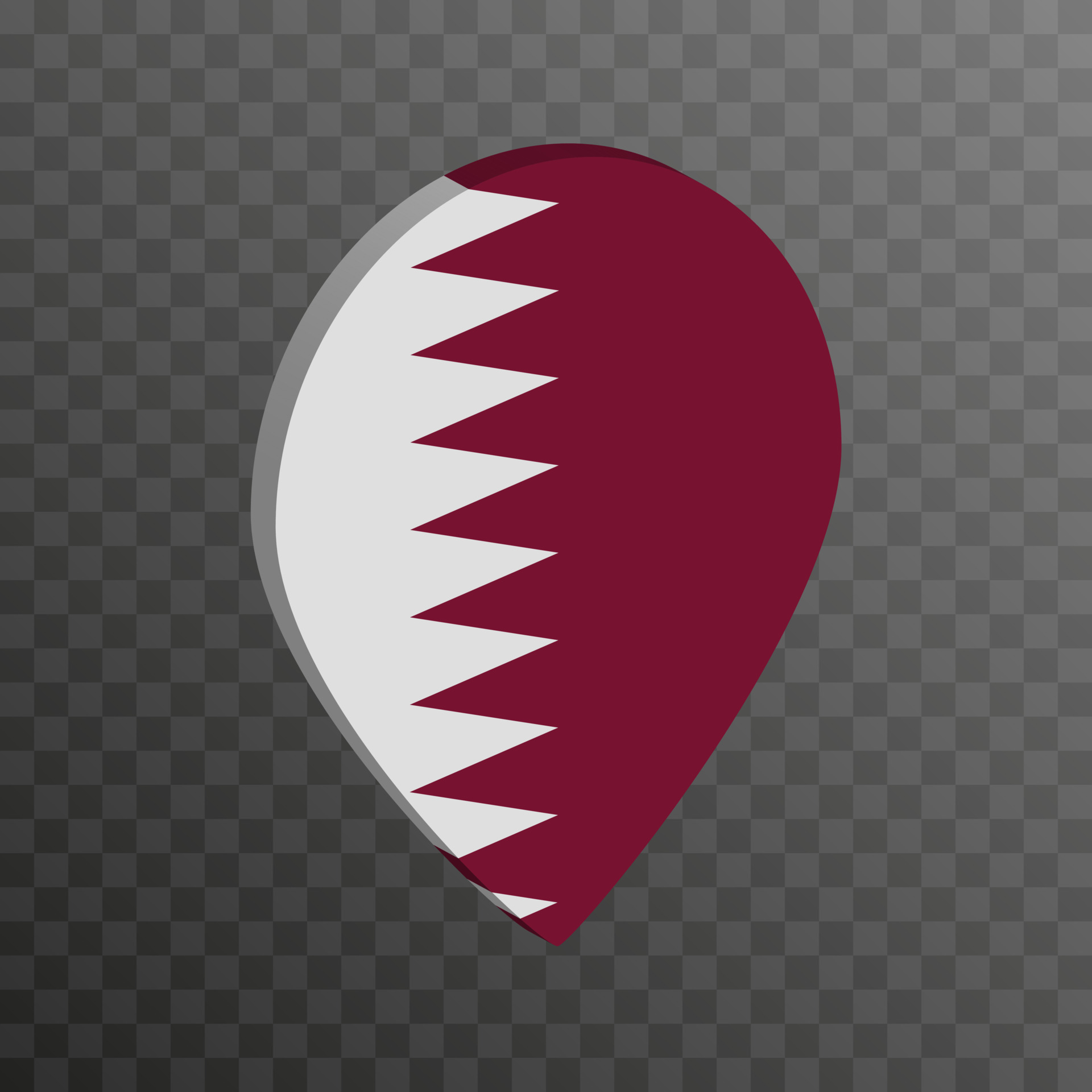 Map pointer with Qatar flag. Vector illustration. 17228543 Vector Art ...