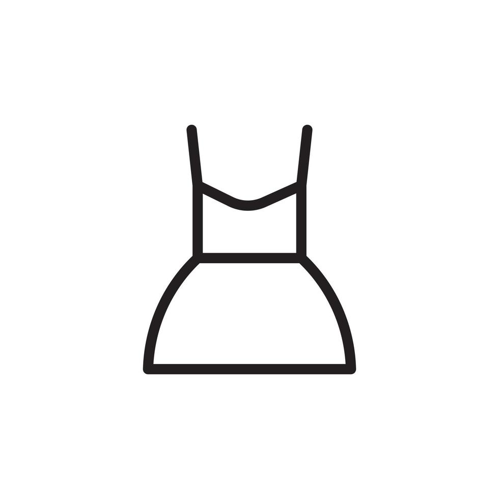 vector de mujer vestido para presentación de icono de símbolo de sitio web