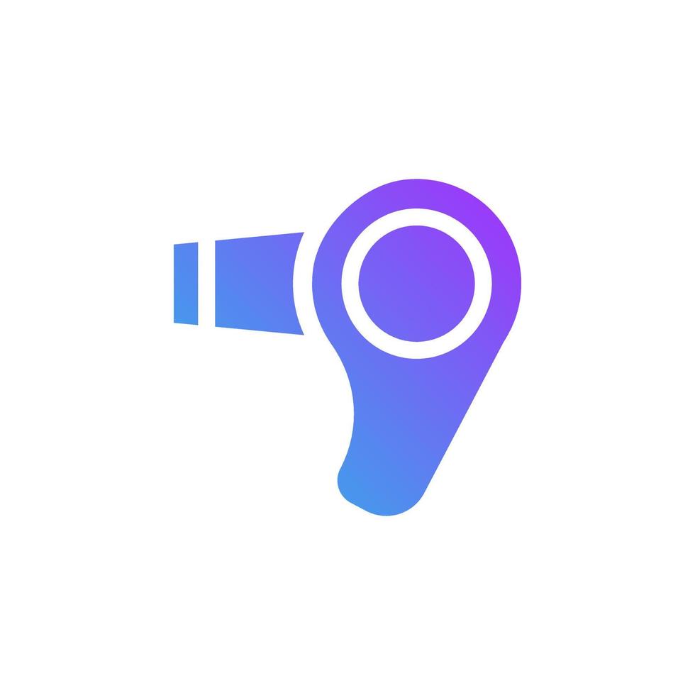 hair dryer vector for website symbol icon presentation