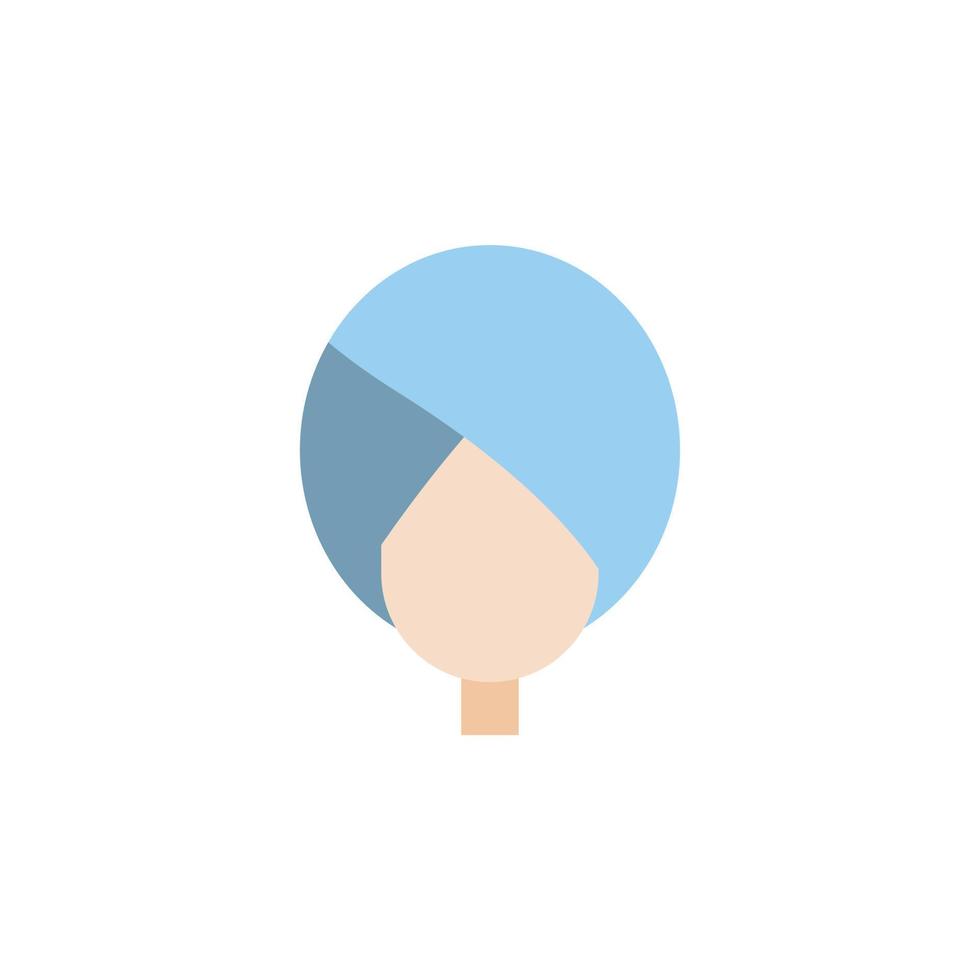 towel face hair vector for website symbol icon presentation