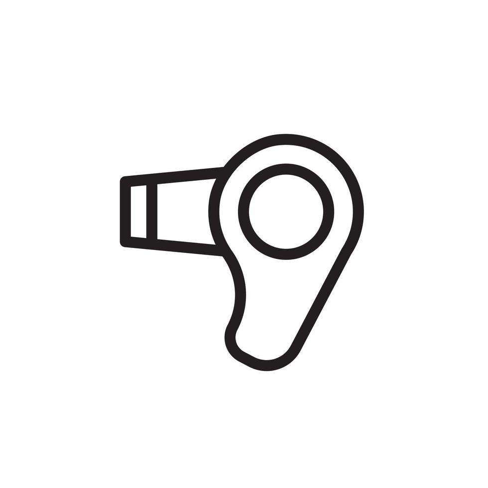 hair dryer vector for website symbol icon presentation