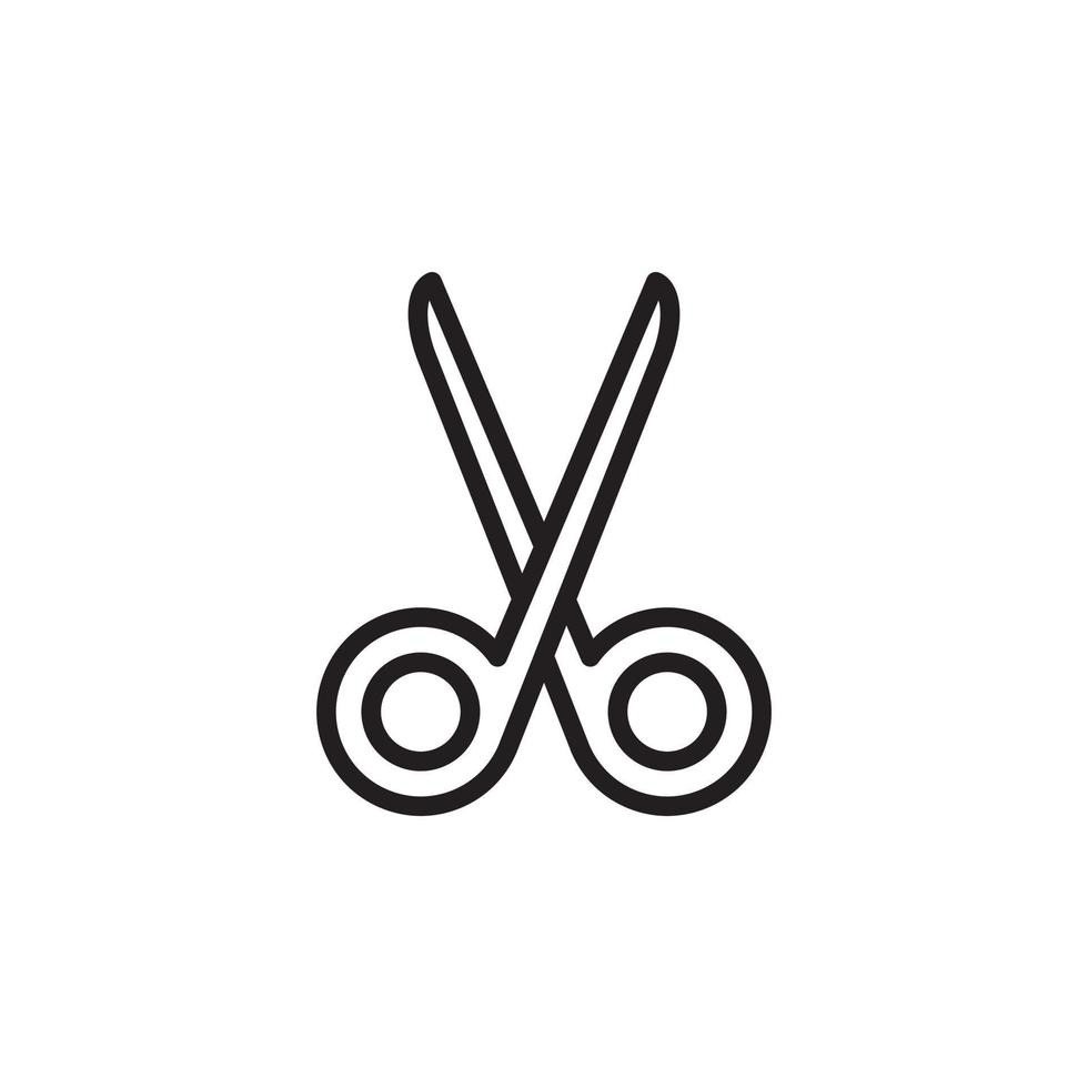 scissor vector for website symbol icon presentation