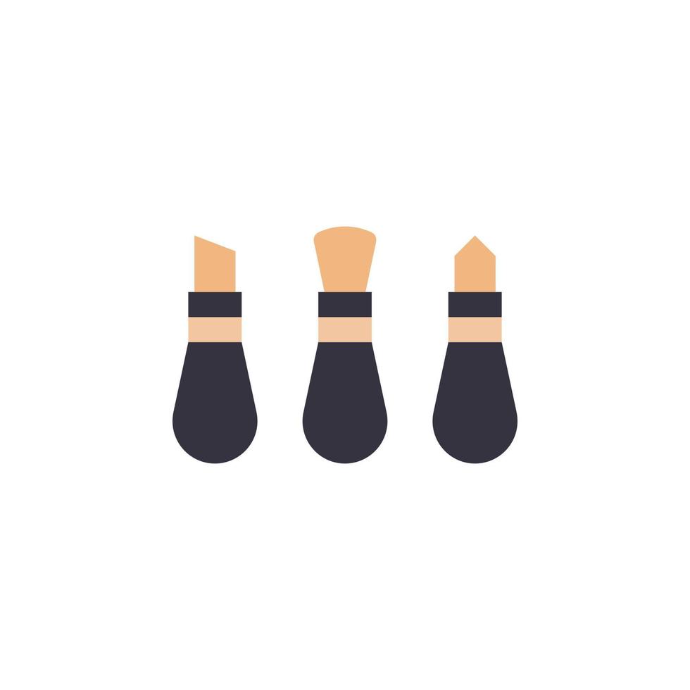 makeup brush vector for website symbol icon presentation
